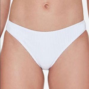 Forever 21 Ribbed Low Rise Bikini Bottoms
